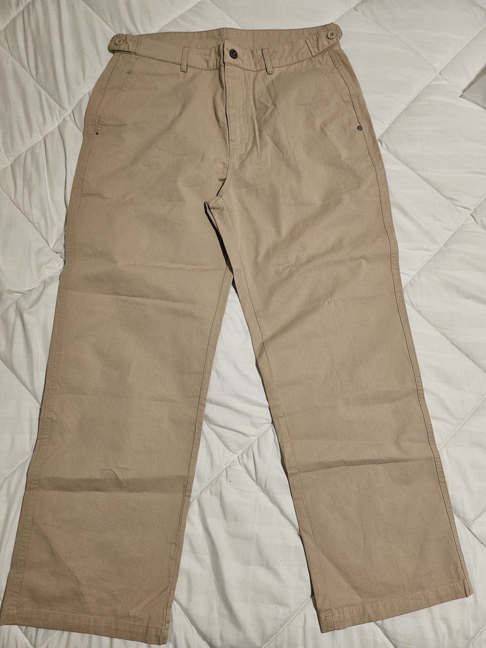 YoungLA Khaki Straight-Leg Chinos